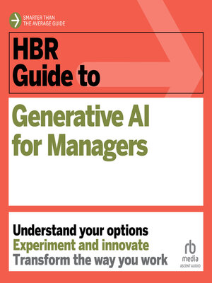 cover image of HBR Guide to Generative AI for Managers